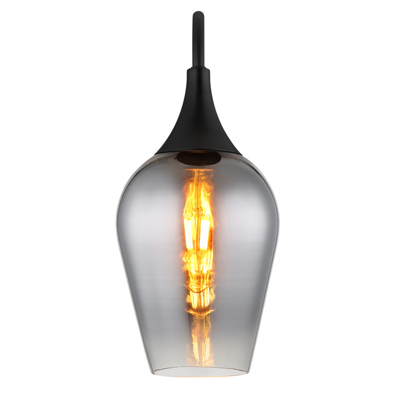 Chesterine Armed Sconce, Black