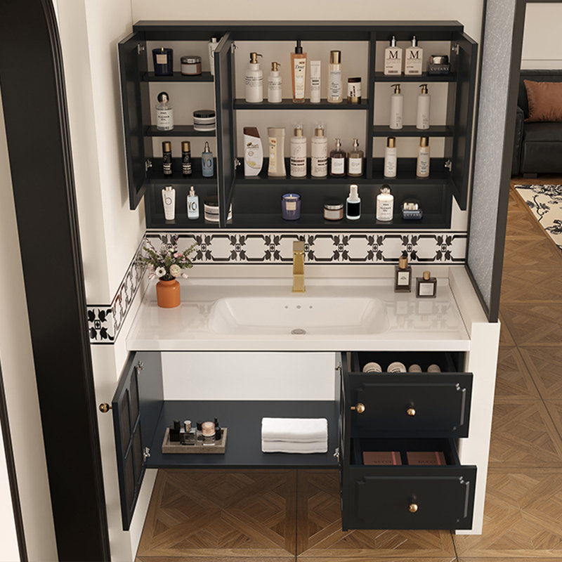 Armoire de salle de bain rétro