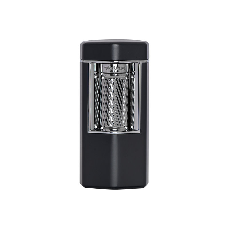 Allume-cigare Xikar Meridian Triple Soft Flame, puissant, noir et bronze