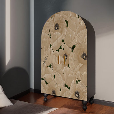 Modern cloakroom Bedroom double door wardrobe