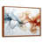 Toile avec cadre flottant brun