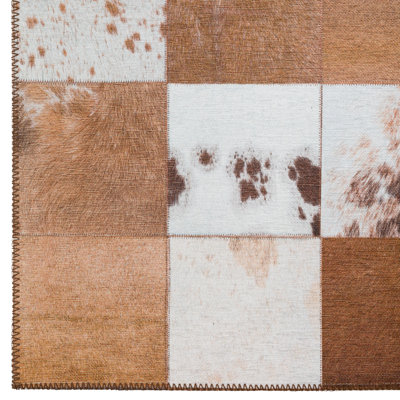 Chenille Patchwork Indoor / Outdoor Rug