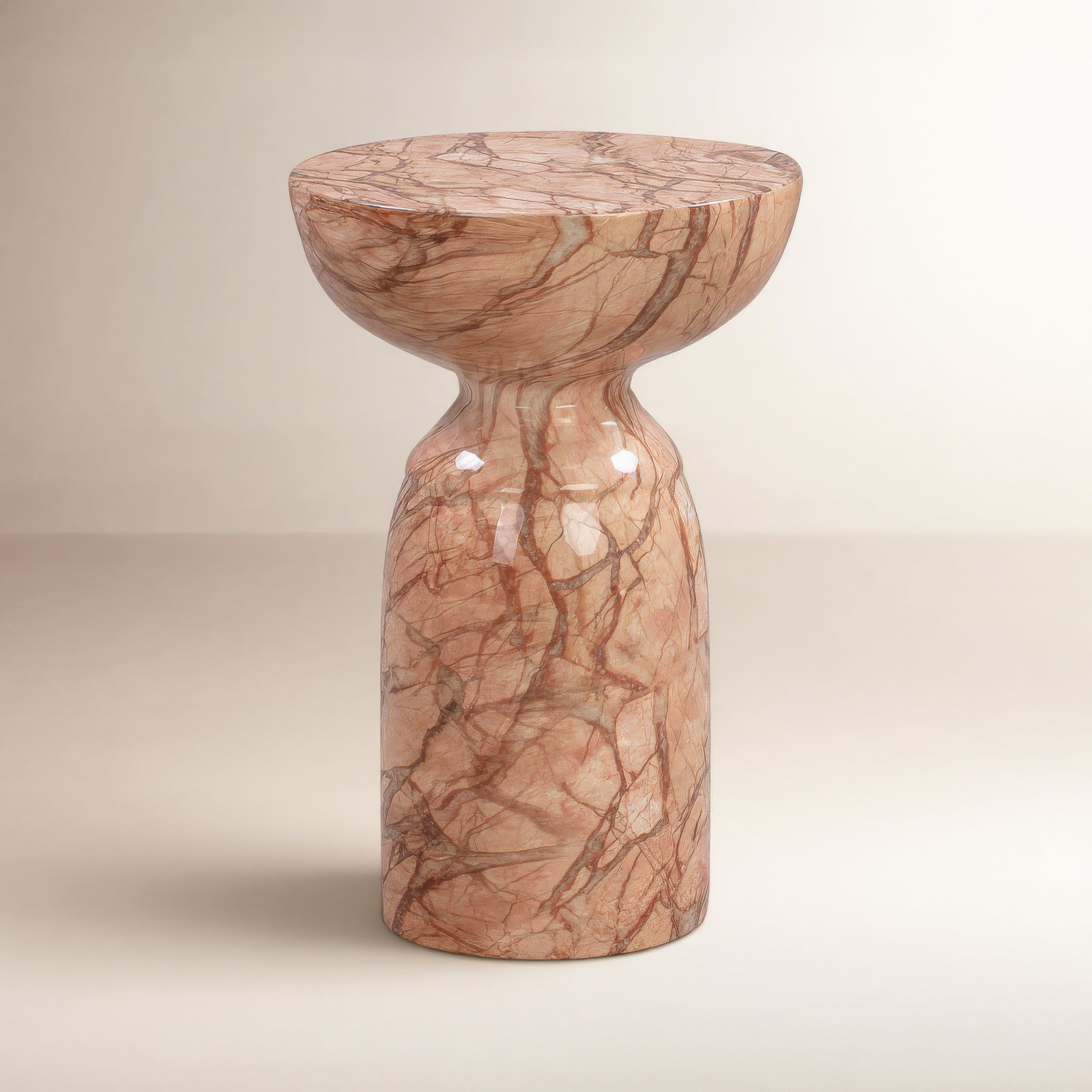 Macey End Table, Sunset Marble