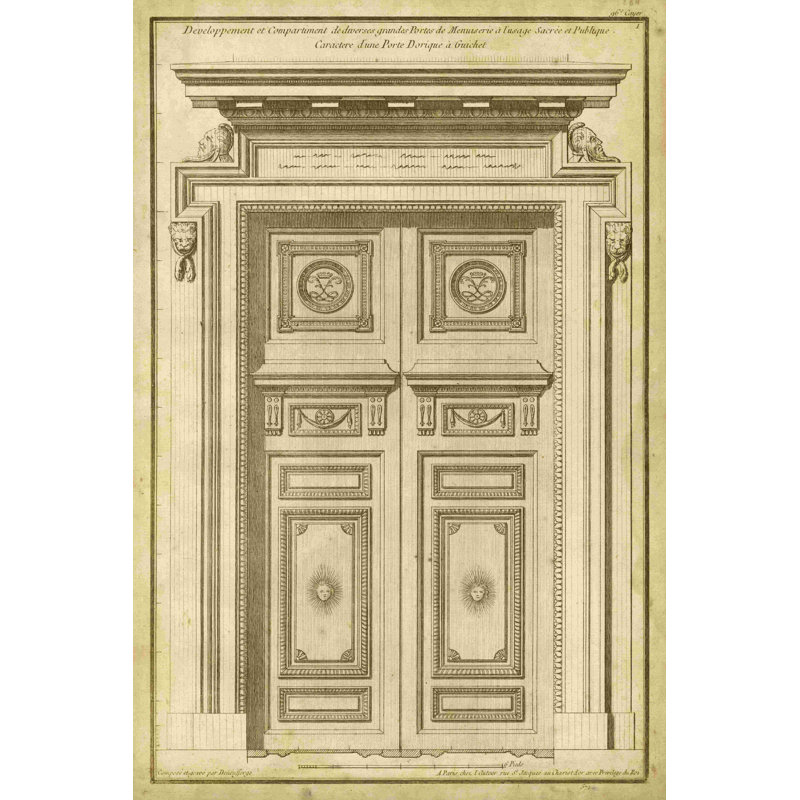 Porte rétro II, H 36 po x l 24 po