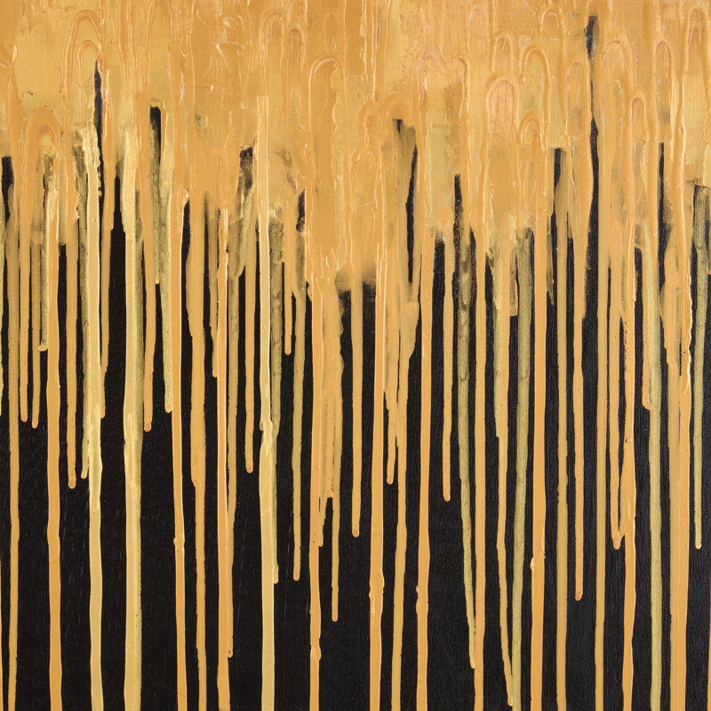 «Melting Drip Abstract», reproduction d'ombre sur toile
