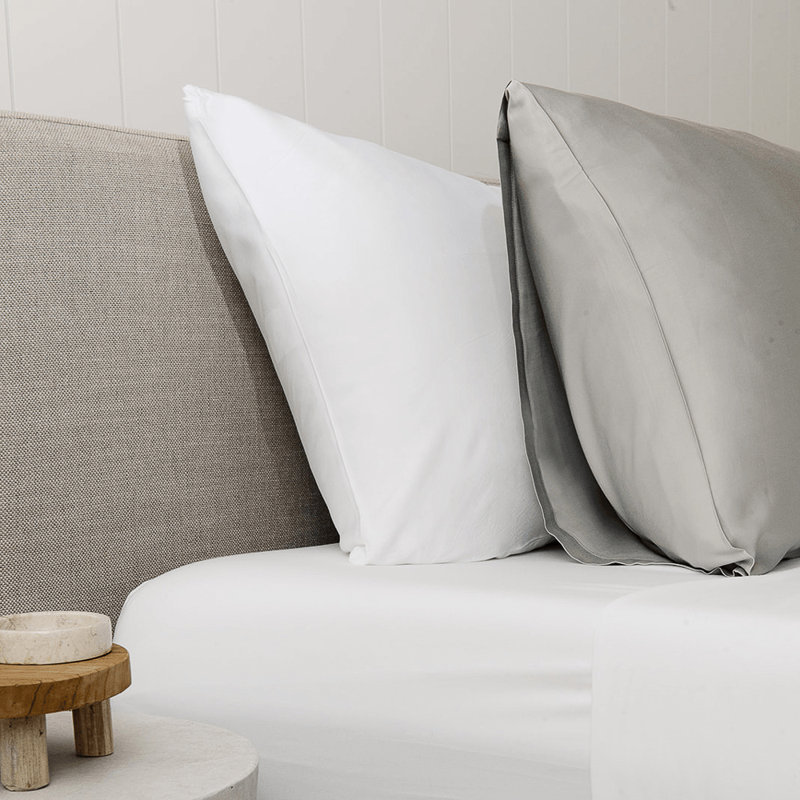 Rayon From Bamboo Pillowcases, Gray, King Pillowcase Case Pack