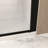 29-28"X 72" Shower Door, 1/4"(6Mm) Tempered Glass, Aluminum Frame-120178864