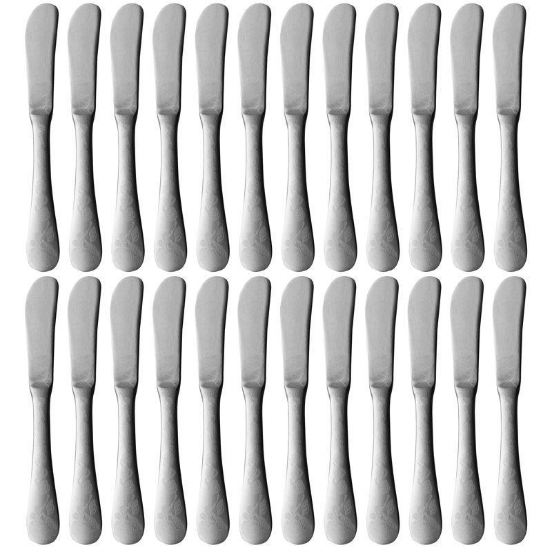 Venere Stainless Steel Butter Knife, Ice