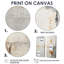 Minimalisme beige et vague dorée horizon V - art mural bord de mer beige-264033198-264033199-264033188