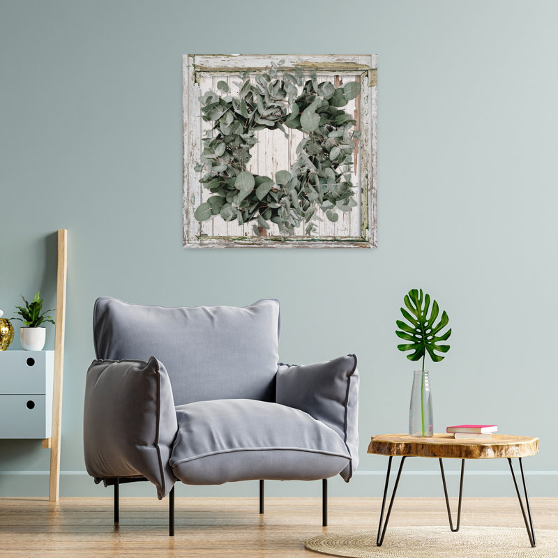 Été de sauge, art contemporain rustique, H 24 po x l 24 po