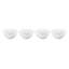 Le Creuset Stoneware Set Of 4 Heart Mini Bowls Multi Color-1271498180