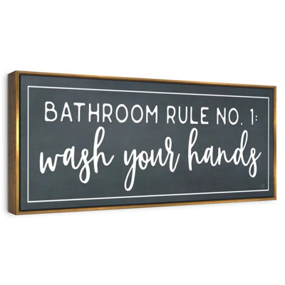 Salle de bain règle n ° 1