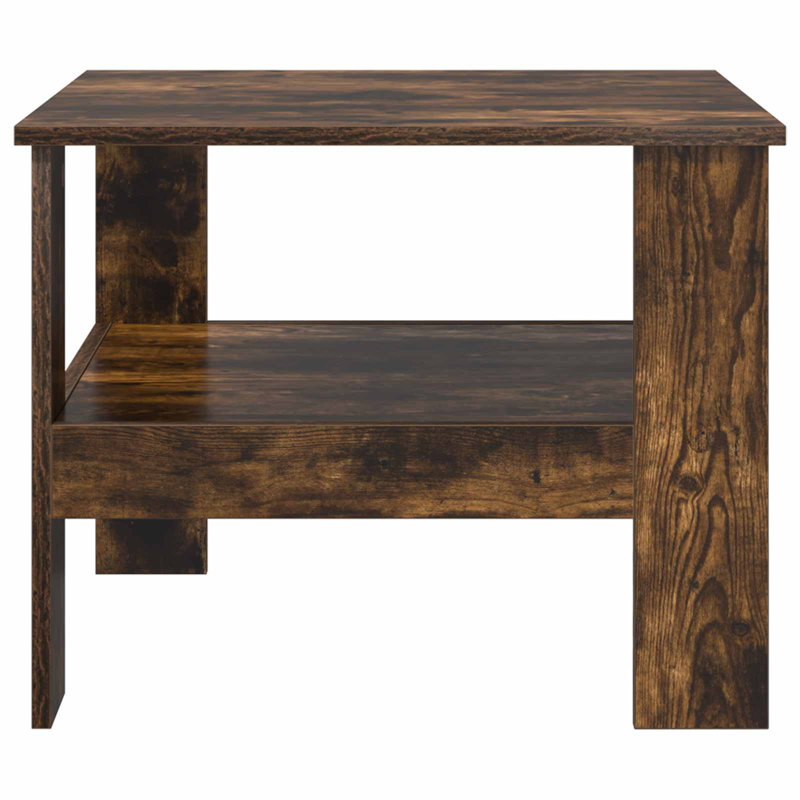 Coffee Table with Storage, Smoked Oak