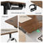 Bureau debout en L réversible de 75 po, réglable en hauteur avec porte-gobelet, poste de travail électrique en coin, bureau personnel assis-debout, jeu ergonomique, noyer noir-1962841577-1946184692