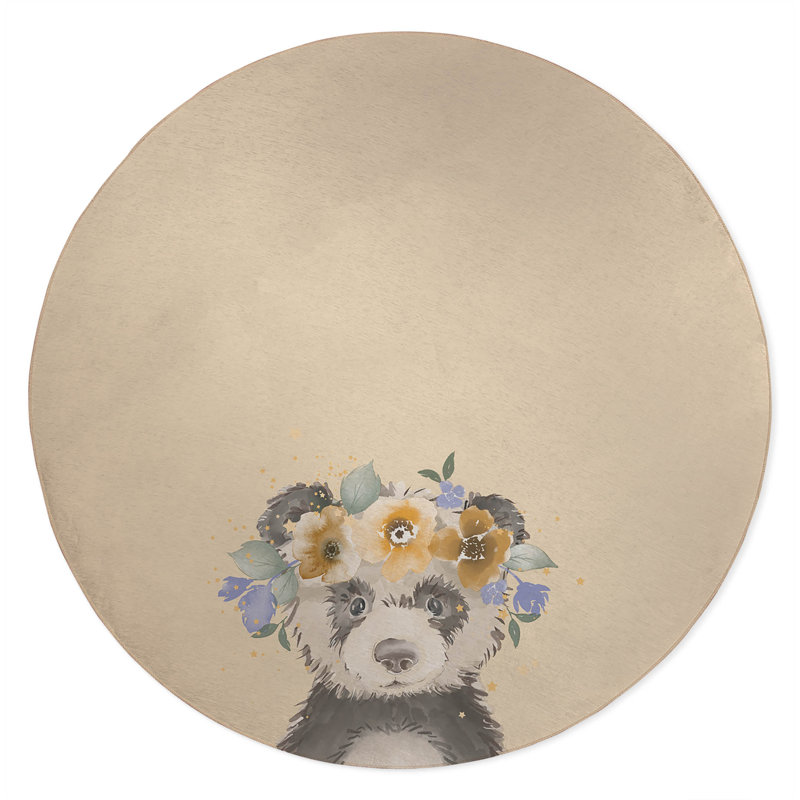 Panda Kids Play Mat, Yellow
