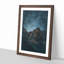 Waterfall in Yosemite California - Picture Frame Painting Print-56855192-56855190
