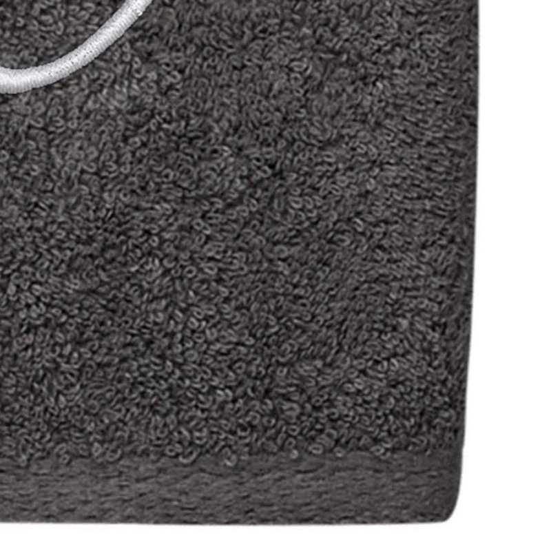 Winston Porter Granite/Silver Script Monogram Hand Towel Letter O