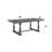 Bernard Weathered Gray Oak Finish Dining Table(Not Including Chair)-326910958-326910959