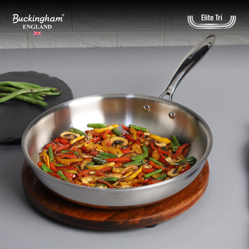 Stainless Steel Non-Stick Frying Pan, 28 cm