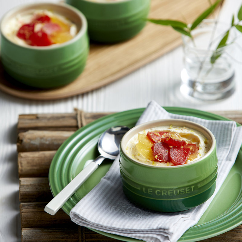 Le Creuset Stoneware Stackable Ramekins, Bamboo