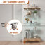 Vitrine moderne en verre avec lumières DEL-663844875
