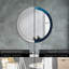 Huldar Glass Flat Wall Mirror
