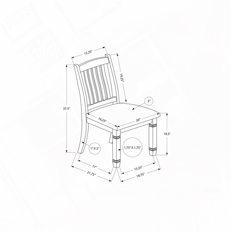 Chaises de salle à manger rembourrées, Gris