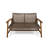 HAMPTON WOOD + WICKER LOVESEAT-1008195193