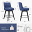 Tabouret de comptoir pivotant rembourré Arleine-93363829-92729594