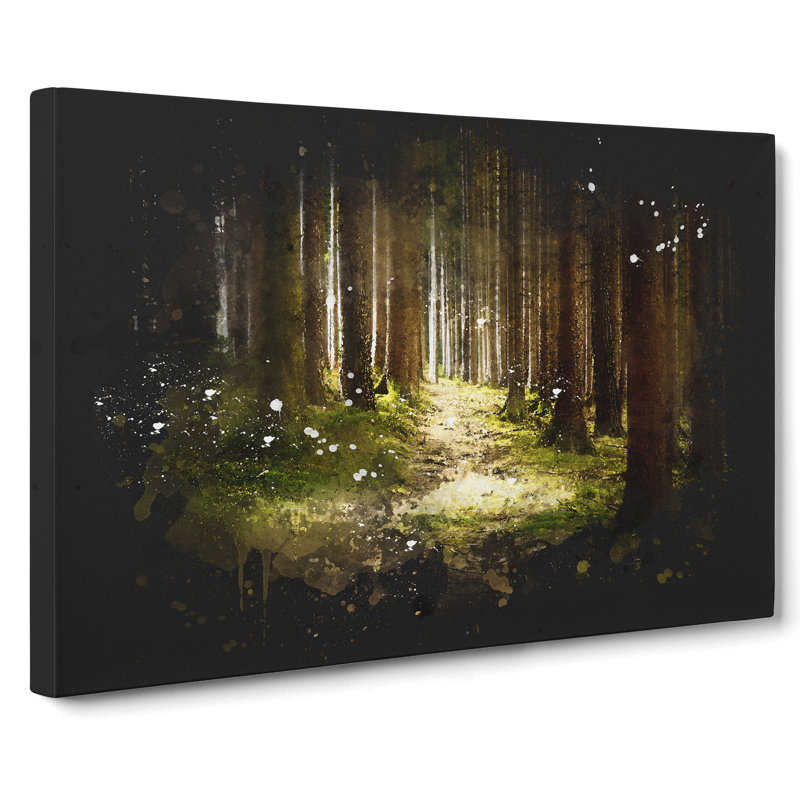 Green Forest Vol.6 - Wrapped Canvas, 60cm H x 91cm W x 3cm D