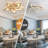 27In Ceiling Fan With Lights, Remote Control 3 Color Temperatures,6 Gear Wind Speed Fan Light-1443176677