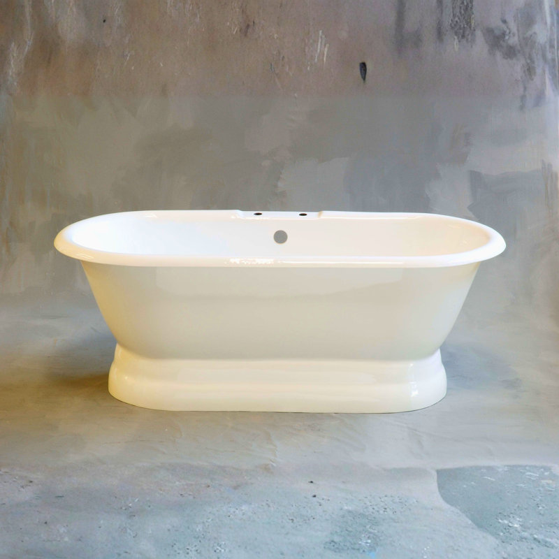 The Lagoon 5.5 ft. Cast Iron Double End Pedestal Tub by Strom Living