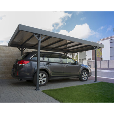 4,9 m x 4,9 m Holzgarage