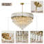 Lustre gradué à niveaux 17 lumières Melar-488844085