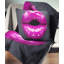 Maquillage pourpre mauve - coussin sensuel imprimé-30140531-30140535
