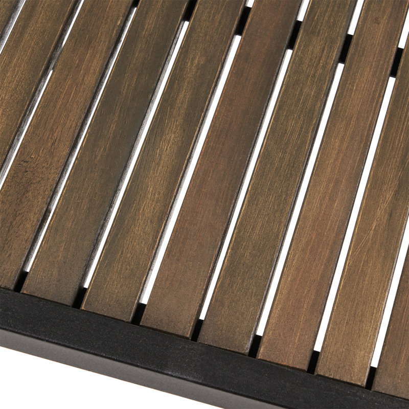De 2 chaises en bois gris. Design industriel moderne. Chaise verticale à lattes verticales, (2), facile à assembler