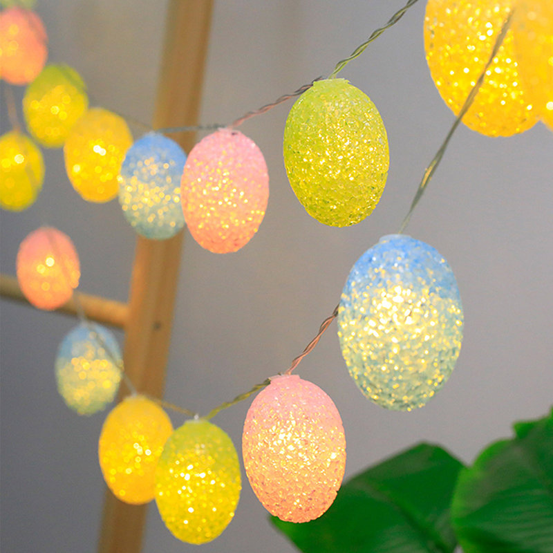 Nouvelle guirlande de lumières festives de couleur festive en EVA