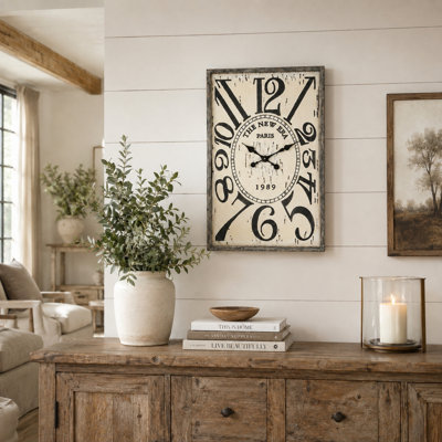 New Era Wooden Wall Clock