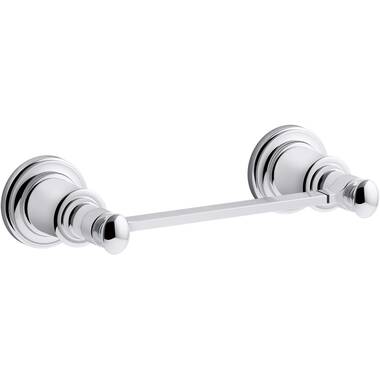 KOHLER Parallel Vibrant Brushed Nickel Wall Mount Single Post Toilet Paper  Holder in the Toilet Paper Holders department at