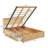 Laceymae Wood Platform Bed with Underneath Storage and 2 Drawers-1480841141