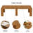 Haakon Kitchen Dining Table Set, 18"-118" Extendable Console Table with Bench(Table, 2 Benches)-122056452