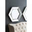 Miroir mural 21 po x 18 po Hexagon