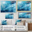 «Teal White Ocean Serenade Pastoral II», reproduction sur toile-1582848034-1582848035
