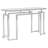 52'' Glass Top Console Table-206392910
