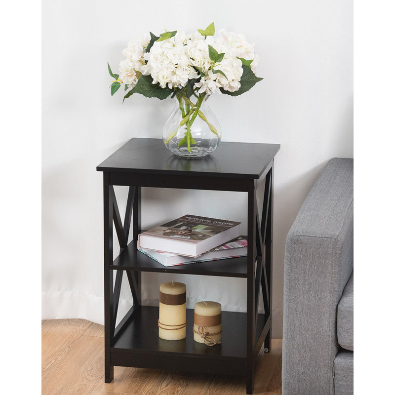 Deidamia 17'' W Nightstand, Black