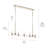 Torvee 5 - Light Kitchen Island Wagon Wheel Chandelier-2034848787