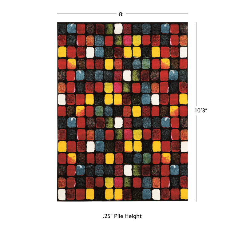 Lindie Geometric Indoor Rug, Rectangle 8' x 10'3"