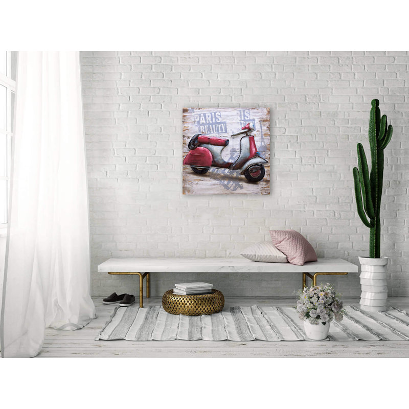 Handmade Traditional Transportation Wall Decor on Metal