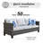 Cracraft Wicker 7 - Person Patio Conversation Set with Cushions-873089560