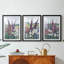 FLORAL Series DCXLI - Impression encadrée sur mesure de qualité supérieure - 3 pièces-653864034-653864032